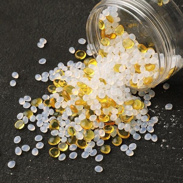 Transparent Sealing Wax Beads - White Golden - PaperWrld