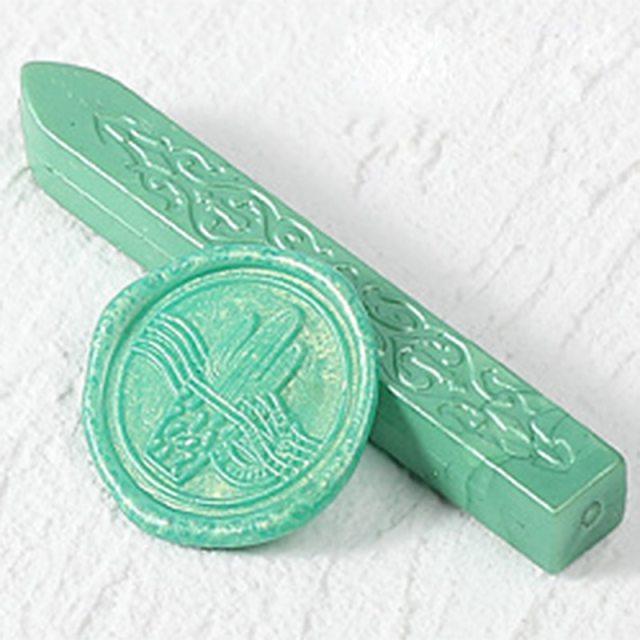 Antique Sealing Wax Sticks - Light Green - PaperWrld