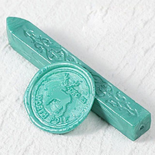 Antique Sealing Wax Sticks - Peacock Green - PaperWrld