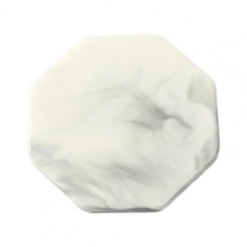 Marble Plate For Wax Seal - White / Octagon - PaperWrld